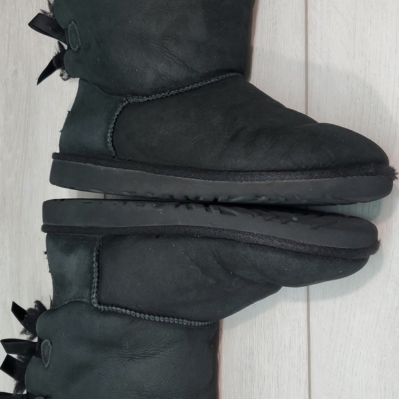 Ugg Australia Women 3280Y Classic Bailey Bow Boots shoes sz 5 - Picture 9 of 13